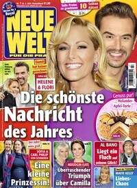 Titelbild der Ausgabe 7/2021 von Neue Welt. Diese Zeitschrift und viele weitere Frauenzeitschriften als Abo oder epaper bei United Kiosk online kaufen.