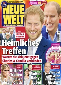 Titelbild der Ausgabe 10/2022 von Neue Welt. Diese Zeitschrift und viele weitere Frauenzeitschriften als Abo oder epaper bei United Kiosk online kaufen.