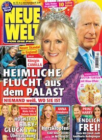 Titelbild der Ausgabe 12/2026 von Neue Welt. Diese Zeitschrift und viele weitere Frauenzeitschriften als Abo oder epaper bei United Kiosk online kaufen.