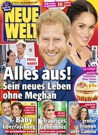 Titelbild der Ausgabe 14/2022 von Neue Welt. Diese Zeitschrift und viele weitere Frauenzeitschriften als Abo oder epaper bei United Kiosk online kaufen.