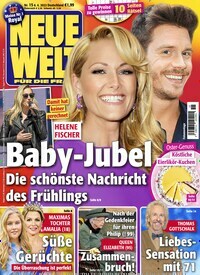 Titelbild der Ausgabe 15/2022 von Neue Welt. Diese Zeitschrift und viele weitere Frauenzeitschriften als Abo oder epaper bei United Kiosk online kaufen.