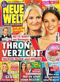 Titelbild der Ausgabe 16/2026 von Neue Welt. Diese Zeitschrift und viele weitere Frauenzeitschriften als Abo oder epaper bei United Kiosk online kaufen.