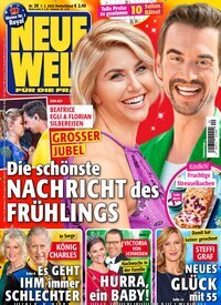 Titelbild der Ausgabe 20/2025 von Neue Welt. Diese Zeitschrift und viele weitere Frauenzeitschriften als Abo oder epaper bei United Kiosk online kaufen.