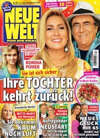 Titelbild der Ausgabe 20/2026 von Neue Welt. Diese Zeitschrift und viele weitere Frauenzeitschriften als Abo oder epaper bei United Kiosk online kaufen.