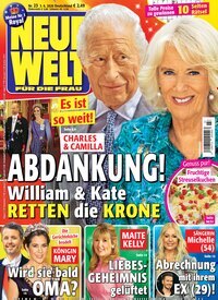 Titelbild der Ausgabe 23/2026 von Neue Welt. Diese Zeitschrift und viele weitere Frauenzeitschriften als Abo oder epaper bei United Kiosk online kaufen.