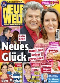 Titelbild der Ausgabe 28/2021 von Neue Welt. Diese Zeitschrift und viele weitere Frauenzeitschriften als Abo oder epaper bei United Kiosk online kaufen.