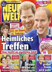 Titelbild der Ausgabe 29/2022 von Neue Welt. Diese Zeitschrift und viele weitere Frauenzeitschriften als Abo oder epaper bei United Kiosk online kaufen.