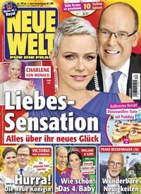 Titelbild der Ausgabe 30/2022 von Neue Welt. Diese Zeitschrift und viele weitere Frauenzeitschriften als Abo oder epaper bei United Kiosk online kaufen.