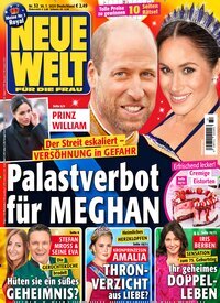 Titelbild der Ausgabe 32/2025 von Neue Welt. Diese Zeitschrift und viele weitere Frauenzeitschriften als Abo oder epaper bei United Kiosk online kaufen.