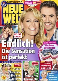 Titelbild der Ausgabe 34/2021 von Neue Welt. Diese Zeitschrift und viele weitere Frauenzeitschriften als Abo oder epaper bei United Kiosk online kaufen.