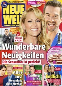 Titelbild der Ausgabe 36/2022 von Neue Welt. Diese Zeitschrift und viele weitere Frauenzeitschriften als Abo oder epaper bei United Kiosk online kaufen.
