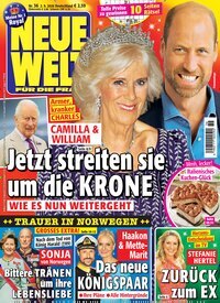 Titelbild der Ausgabe 36/2026 von Neue Welt. Diese Zeitschrift und viele weitere Frauenzeitschriften als Abo oder epaper bei United Kiosk online kaufen.