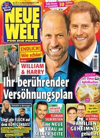 Titelbild der Ausgabe 37/2026 von Neue Welt. Diese Zeitschrift und viele weitere Frauenzeitschriften als Abo oder epaper bei United Kiosk online kaufen.