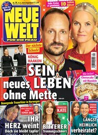 Titelbild der Ausgabe 38/2026 von Neue Welt. Diese Zeitschrift und viele weitere Frauenzeitschriften als Abo oder epaper bei United Kiosk online kaufen.