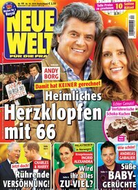 Titelbild der Ausgabe 44/2026 von Neue Welt. Diese Zeitschrift und viele weitere Frauenzeitschriften als Abo oder epaper bei United Kiosk online kaufen.