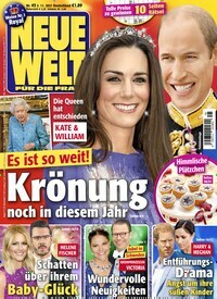 Titelbild der Ausgabe 45/2021 von Neue Welt. Diese Zeitschrift und viele weitere Frauenzeitschriften als Abo oder epaper bei United Kiosk online kaufen.