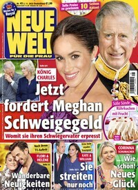 Titelbild der Ausgabe 45/2022 von Neue Welt. Diese Zeitschrift und viele weitere Frauenzeitschriften als Abo oder epaper bei United Kiosk online kaufen.