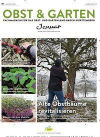 Titelbild der Ausgabe 1/2026 von Obst & Garten. Diese Zeitschrift und viele weitere Naturzeitschriften, Landwirtschaftszeitungen und Umweltmagazine als Abo oder epaper bei United Kiosk online kaufen.