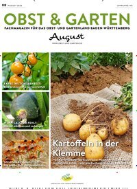 Titelbild der Ausgabe 8/2026 von Obst & Garten. Diese Zeitschrift und viele weitere Naturzeitschriften, Landwirtschaftszeitungen und Umweltmagazine als Abo oder epaper bei United Kiosk online kaufen.