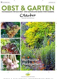 Titelbild der Ausgabe 10/2026 von Obst & Garten. Diese Zeitschrift und viele weitere Naturzeitschriften, Landwirtschaftszeitungen und Umweltmagazine als Abo oder epaper bei United Kiosk online kaufen.