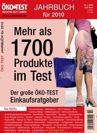 Titelbild der Ausgabe 10/2009 von ÖKO-TEST Jahrbuch. Diese Zeitschrift und viele weitere Wirtschaftsmagazine und Politikmagazine als Abo oder epaper bei United Kiosk online kaufen.