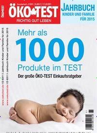 Titelbild der Ausgabe 1/2015 von ÖKO-TEST Jahrbuch Kinder und Familie. Diese Zeitschrift und viele weitere Elternzeitschriften und Tierzeitschriften als Abo oder epaper bei United Kiosk online kaufen.