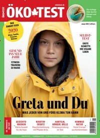 Titelbild der Ausgabe 1/2020 von ÖKO-TEST Magazin. Diese Zeitschrift und viele weitere Wirtschaftsmagazine und Politikmagazine als Abo oder epaper bei United Kiosk online kaufen.
