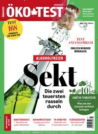 Titelbild der Ausgabe 1/2023 von ÖKO-TEST Magazin. Diese Zeitschrift und viele weitere Wirtschaftsmagazine und Politikmagazine als Abo oder epaper bei United Kiosk online kaufen.