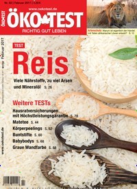 Titelbild der Ausgabe 2/2017 von ÖKO-TEST Magazin. Diese Zeitschrift und viele weitere Wirtschaftsmagazine und Politikmagazine als Abo oder epaper bei United Kiosk online kaufen.