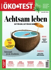 Titelbild der Ausgabe 2/2020 von ÖKO-TEST Magazin. Diese Zeitschrift und viele weitere Wirtschaftsmagazine und Politikmagazine als Abo oder epaper bei United Kiosk online kaufen.