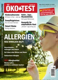 Titelbild der Ausgabe 3/2019 von ÖKO-TEST Magazin. Diese Zeitschrift und viele weitere Wirtschaftsmagazine und Politikmagazine als Abo oder epaper bei United Kiosk online kaufen.