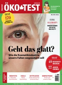 Titelbild der Ausgabe 3/2022 von ÖKO-TEST Magazin. Diese Zeitschrift und viele weitere Gesundheitsmagazine und Test Zeitschriften als Abo oder epaper bei United Kiosk online kaufen.