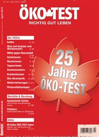 Titelbild der Ausgabe 4/2010 von ÖKO-TEST Magazin. Diese Zeitschrift und viele weitere Wirtschaftsmagazine und Politikmagazine als Abo oder epaper bei United Kiosk online kaufen.