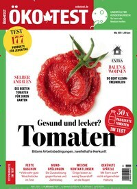 Titelbild der Ausgabe 5/2021 von ÖKO-TEST Magazin. Diese Zeitschrift und viele weitere Wirtschaftsmagazine und Politikmagazine als Abo oder epaper bei United Kiosk online kaufen.