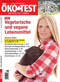 Titelbild der Ausgabe 6/2014 von ÖKO-TEST Magazin. Diese Zeitschrift und viele weitere Wirtschaftsmagazine und Politikmagazine als Abo oder epaper bei United Kiosk online kaufen.