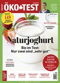 Titelbild der Ausgabe 7/2024 von ÖKO-TEST Magazin. Diese Zeitschrift und viele weitere Wirtschaftsmagazine und Politikmagazine als Abo oder epaper bei United Kiosk online kaufen.