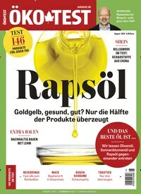 Titelbild der Ausgabe 8/2024 von ÖKO-TEST Magazin. Diese Zeitschrift und viele weitere Wirtschaftsmagazine und Politikmagazine als Abo oder epaper bei United Kiosk online kaufen.