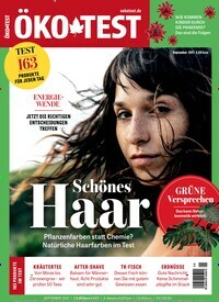 Titelbild der Ausgabe 9/2021 von ÖKO-TEST Magazin. Diese Zeitschrift und viele weitere Wirtschaftsmagazine und Politikmagazine als Abo oder epaper bei United Kiosk online kaufen.