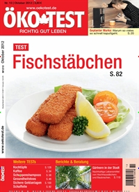 Titelbild der Ausgabe 10/2012 von ÖKO-TEST Magazin. Diese Zeitschrift und viele weitere Wirtschaftsmagazine und Politikmagazine als Abo oder epaper bei United Kiosk online kaufen.