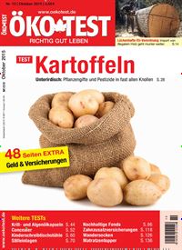 Titelbild der Ausgabe 10/2015 von ÖKO-TEST Magazin. Diese Zeitschrift und viele weitere Wirtschaftsmagazine und Politikmagazine als Abo oder epaper bei United Kiosk online kaufen.