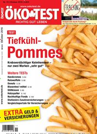 Titelbild der Ausgabe 10/2016 von ÖKO-TEST Magazin. Diese Zeitschrift und viele weitere Wirtschaftsmagazine und Politikmagazine als Abo oder epaper bei United Kiosk online kaufen.
