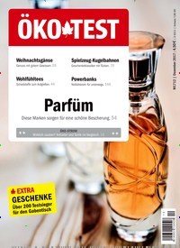 Titelbild der Ausgabe 12/2017 von ÖKO-TEST Magazin. Diese Zeitschrift und viele weitere Wirtschaftsmagazine und Politikmagazine als Abo oder epaper bei United Kiosk online kaufen.