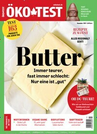 Titelbild der Ausgabe 12/2022 von ÖKO-TEST Magazin. Diese Zeitschrift und viele weitere Wirtschaftsmagazine und Politikmagazine als Abo oder epaper bei United Kiosk online kaufen.