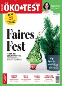 Titelbild der Ausgabe 120/2019 von ÖKO-TEST Magazin. Diese Zeitschrift und viele weitere Wirtschaftsmagazine und Politikmagazine als Abo oder epaper bei United Kiosk online kaufen.