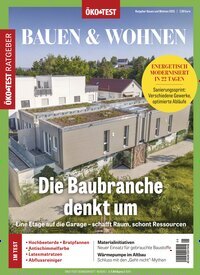Titelbild der Ausgabe 5/2025 von ÖKO-TEST Ratgeber Bauen und Wohnen. Diese Zeitschrift und viele weitere Gartenzeitschriften und Wohnzeitschriften als Abo oder epaper bei United Kiosk online kaufen.