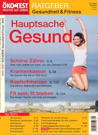 Titelbild der Ausgabe 5/2009 von ÖKO-TEST Ratgeber Gesundheit & Fitness. Diese Zeitschrift und viele weitere Wirtschaftsmagazine und Politikmagazine als Abo oder epaper bei United Kiosk online kaufen.
