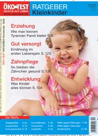 Titelbild der Ausgabe 9/2009 von ÖKO-TEST Ratgeber Kinder und Familie. Diese Zeitschrift und viele weitere Elternzeitschriften und Tierzeitschriften als Abo oder epaper bei United Kiosk online kaufen.