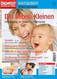 Titelbild der Ausgabe 10/2008 von ÖKO-TEST Ratgeber Kinder und Familie. Diese Zeitschrift und viele weitere Elternzeitschriften und Tierzeitschriften als Abo oder epaper bei United Kiosk online kaufen.
