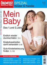 Titelbild der Ausgabe 2/2011 von ÖKO-TEST Spezial Kinder & Familie. Diese Zeitschrift und viele weitere Elternzeitschriften und Tierzeitschriften als Abo oder epaper bei United Kiosk online kaufen.