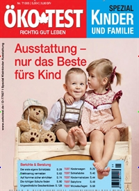 Titelbild der Ausgabe 5/2013 von ÖKO-TEST Spezial Kinder & Familie. Diese Zeitschrift und viele weitere Elternzeitschriften und Tierzeitschriften als Abo oder epaper bei United Kiosk online kaufen.
